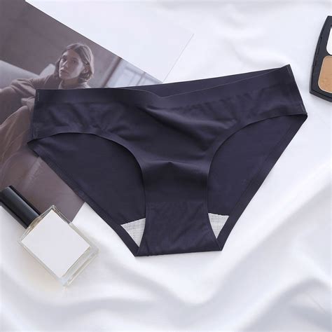 Custom Letter Logo Low Waist Striped Tangas No Show Bikini Custom Thongs Women Underwear Panties