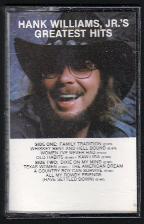 Hank Williams Jr Greatest Hits Sold Cassette Tape