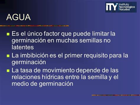 Germinacion O Dormancia Instituto Tecnologico Yacuiba Est Efrain