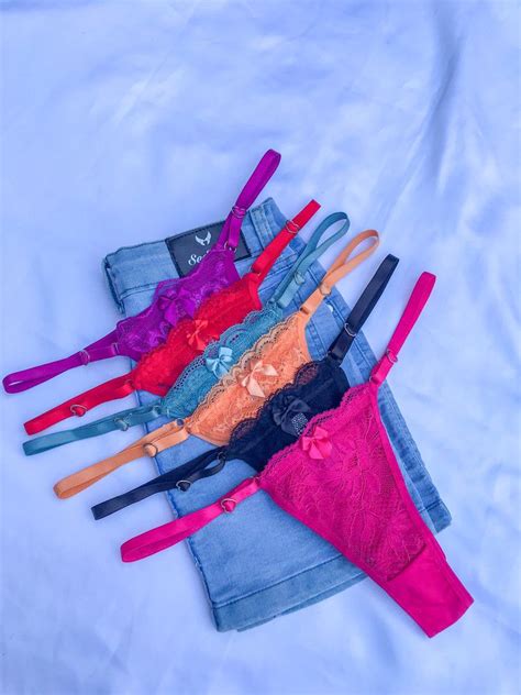 Calcinha em renda fio duplo regulagem de coração LINGERIE DA MARY