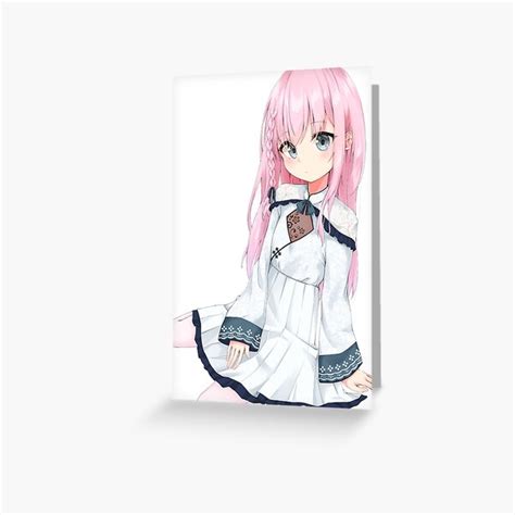 Sexy Megurine Luka Waifu Hot Kawaii Cute Vocaloid Lewd Anime Girl Lolita Loli Greeting Card