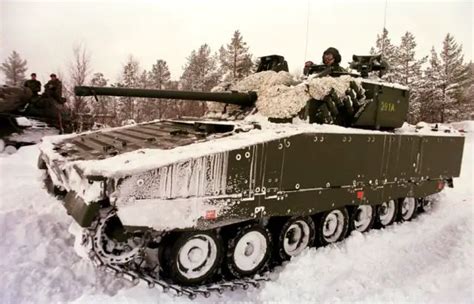 Cv Armoured Infantry Fighting Combat Vehicle Swedish Army Sweden