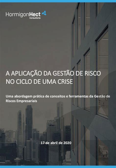 PDF GESTÃO DE RISCOS APLICADA À CRISEA APLICAÇÃO DA GESTÃO DE