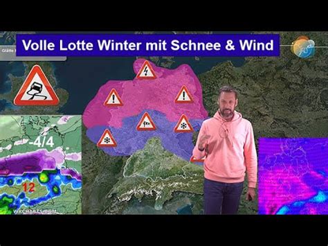 Winter Mit Schnee Wind Gl Tte Luftmassengrenze Am Mittwoch