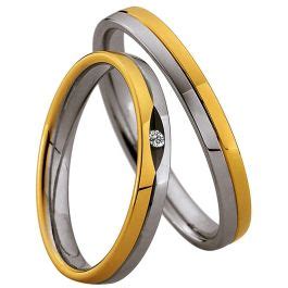 Eheringe Trauringe Saint Maurice Bicolor Gold 49 87016