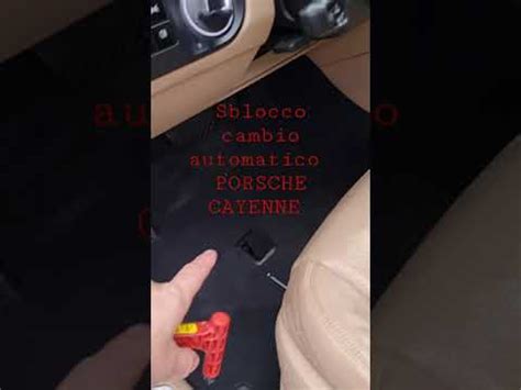 Sblocco Cambio Automatico Porsche Cayenne Youtube