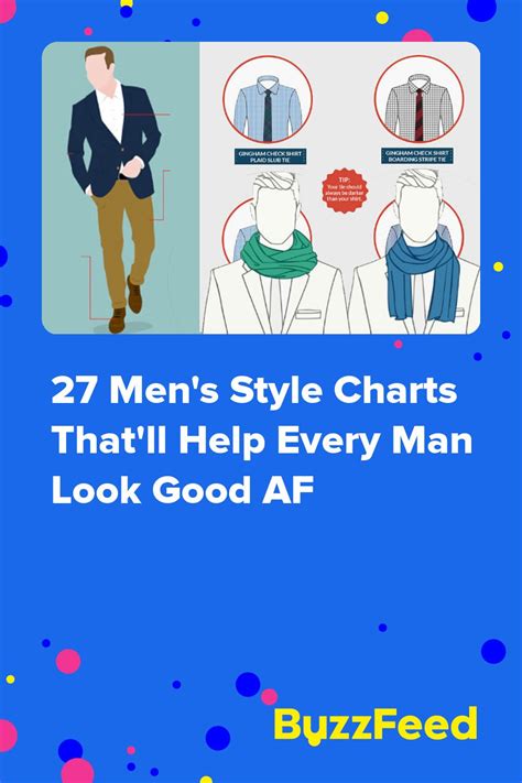 27 Mens Style Charts Thatll Help Every Man Look Good Af Real Men Real