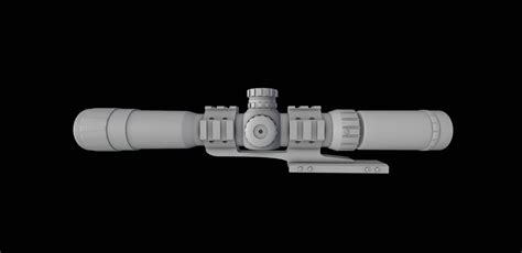 3D Model TACTICAL Sniper Scope Game Ready VR AR Low Poly CGTrader