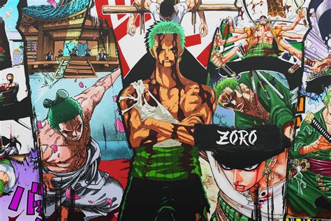 Roronoa Zoro Manga Color Panel HD wallpaper download