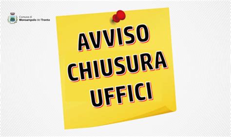 Chiusura Uffici Comunali In Occasione Della Festa Del Santo Patrono