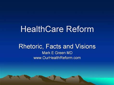 Ppt Healthcare Reform Powerpoint Presentation Free Download Id869157