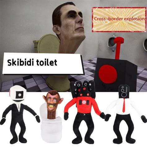 Skibidi Toilet Plush Toiletman Doll Cameraman Speakerman Stuffed Toys