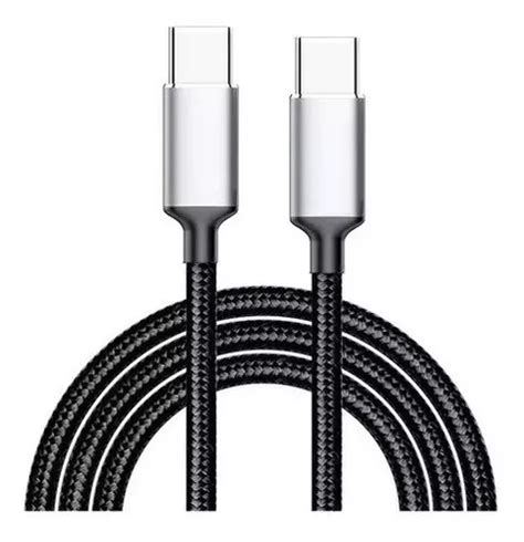 Cable Pd Turbo Tipo C De 2 Clavijas 60 W Samsung Xiaomi Macbook Pro