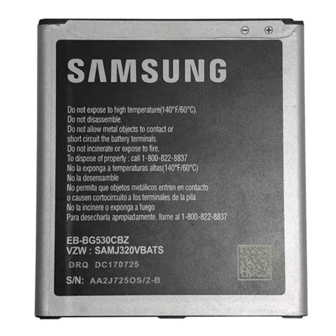 Bateria EB BG530CBU EB BG530CBZ Para SAMSUNG Galaxy Grand Prime SM G530