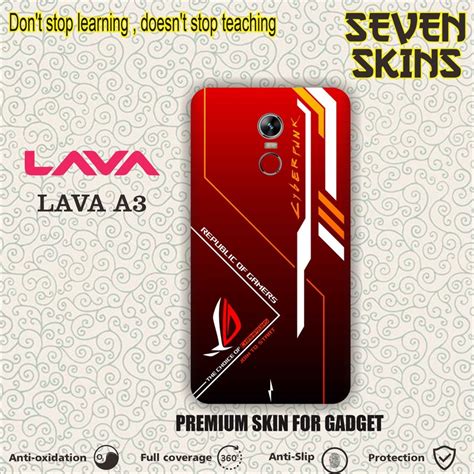 Jual SKIN HANDPHONE LAVA A3 ROG Shopee Indonesia