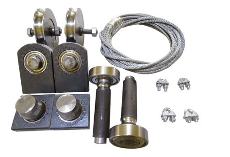 Kit Para Portão Basculante Roldana 4 100mm Canal U 3 8 Parcelamento