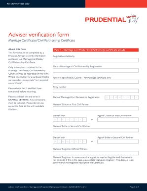 Fillable Online Pruadviser Co Adviser Verification Form Pruadviser