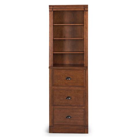 Home Styles Aspen 3 Drawer Rustic Cherry Wall Drawer Storage Unit 5520