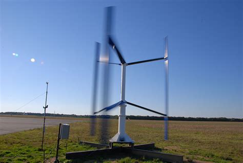 Spinning Turbine Made For Eastern Wind Power Clear Carbon And