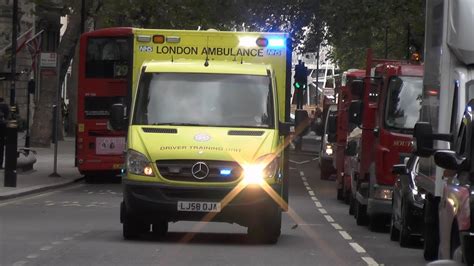 Nhs Driver Training London Ambulance Services Responding Through London Youtube