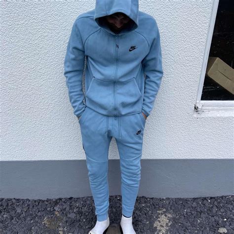 Nike Mens Blue Jumpsuit Depop