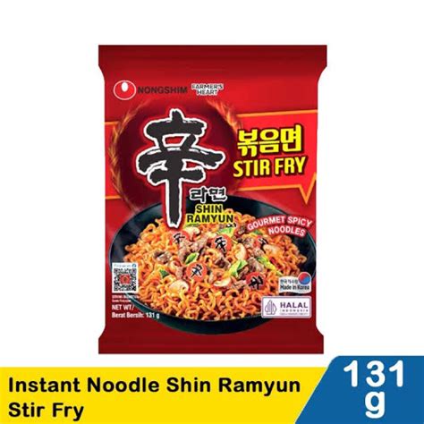 Jual Nongshim Shin Ramyun Stir Fry Gr Mie Goreng Korea Shopee