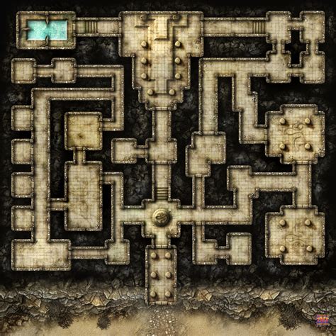 [Battlemap] [50x50] Desert Dungeon: Free [OC] : r/battlemaps