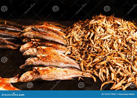 Two Types of Fried Fish on the Grill Stock Photo - Image of ingredient, fried: 161517902