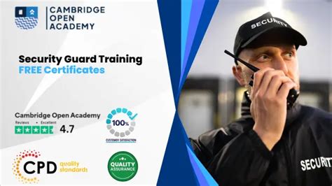 security guard cpd courses training  canary wharf reedcouk