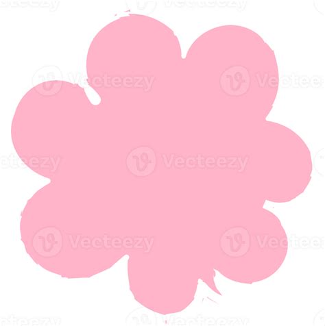 Colorful Pastel Pink Color Speech Bubble Balloon Icon Sticker Memo