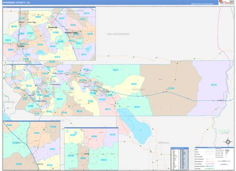 Riverside County, CA Map Book - Color Cast