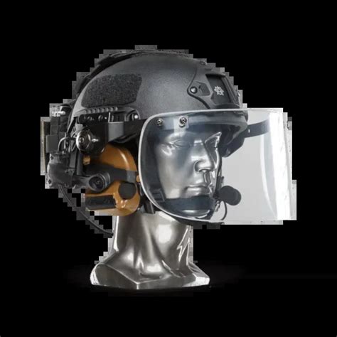 Ballistic Helmet with Face Shield