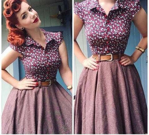 Cute Top 1940s Vintage Dresses Vintage Style Dresses Retro Fashion