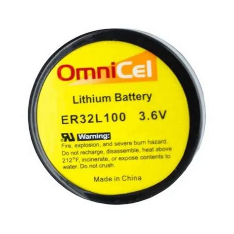 Omnicel Er32l100 Lithium Thionyl Chloride Li Soci2 Battery Battery