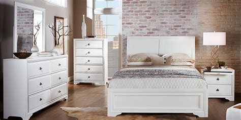 Belcourt 5 Pc White Colors,White King Bedroom Set With Dresser, Mirror, 3 Pc King Sleigh Bed ...