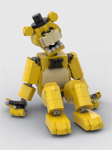 LEGO MOC FNAF Golden Freddy by EXCALIBURtheONE | Rebrickable - Build ...