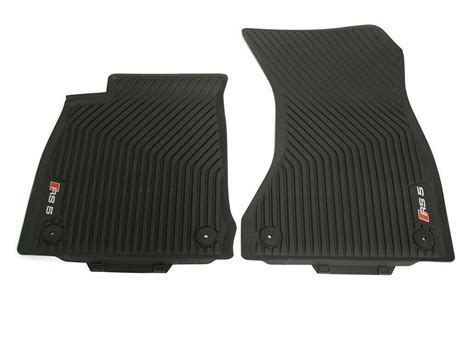 New Genuine Audi Rs Coupe Front Black Rubber All Weather Floor