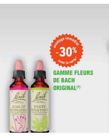 Promo Gamme Fleurs De Bach Original Chez E Leclerc Parapharmacie