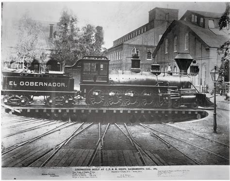 Central Pacific Railroad Steam Locomotive No Free Borrow