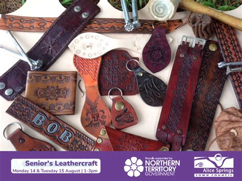 Leathercraft For Seniors Alice Springs Cota Nt Voice For