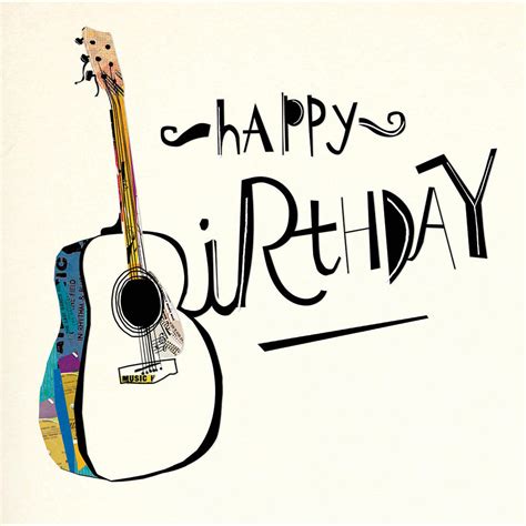 Free Printable Guitar Birthday Cards Printable Templates Free