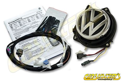 VW Rear Emblem Camera KIT Retrofit Golf MK 7 VII 5G0827469E