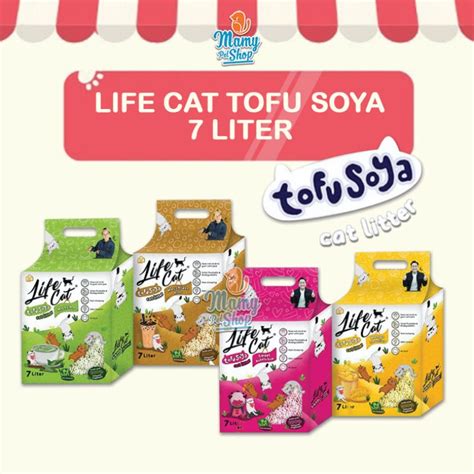 Jual PASIR TOFU LIFE CAT TOFU SOYA 7 LITER Shopee Indonesia