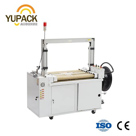 Automatic Pp Tape Carton Case Box Strapper Strap Strapping Machine