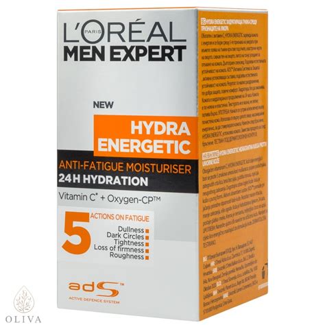 L'oreal Men Expert Hydra Energetic Anti-Fatigue Moisturiser 50Ml ...