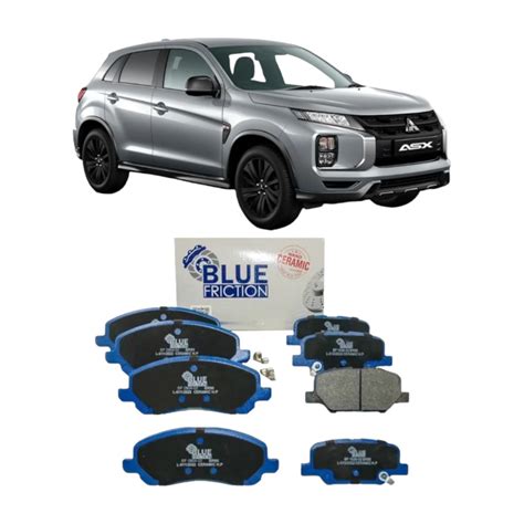 Kit Pastilha De Freio Dianteira E Traseira Cer Mica Mitsubishi Asx