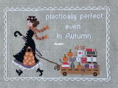 Crocette A Gogo Mary Poppins In Autumn Pcs Cross Stitch Communication