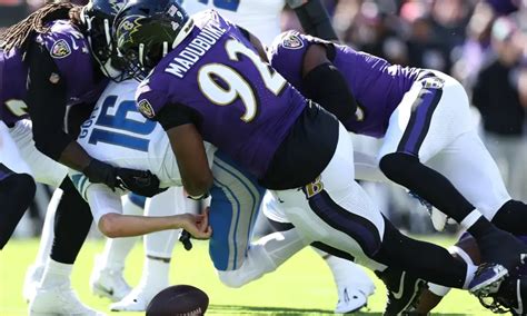 Harbaugh Knew Baltimore Ravens Justin Madubuike Was Going To Break