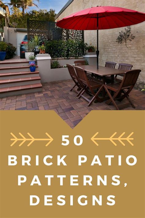 50 Brick Patio Patterns, Designs and Ideas | Brick patterns patio ...