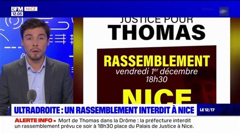 Mort De Thomas Dans La Dr Me La Pr Fecture Interdit Un Rassemblement